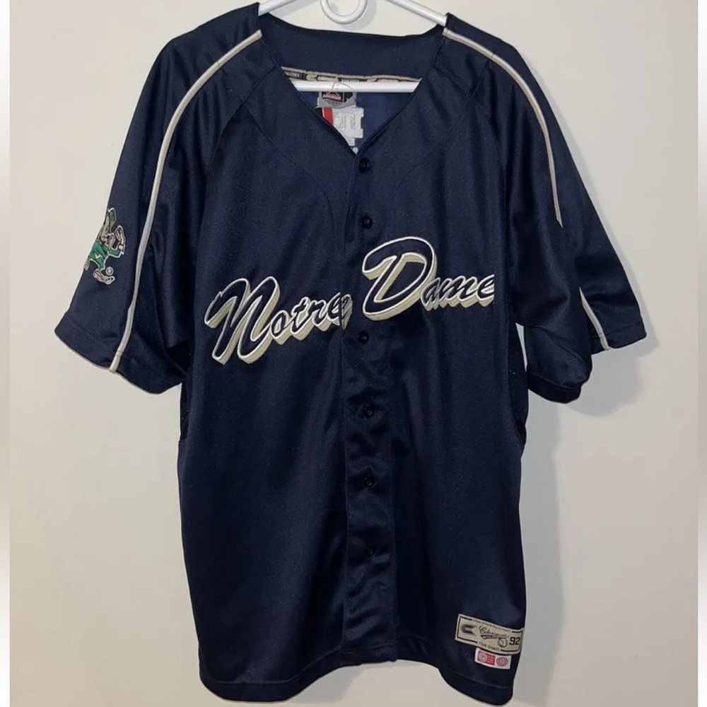 Vintage Notre Dame baseball jersey Colosseum
